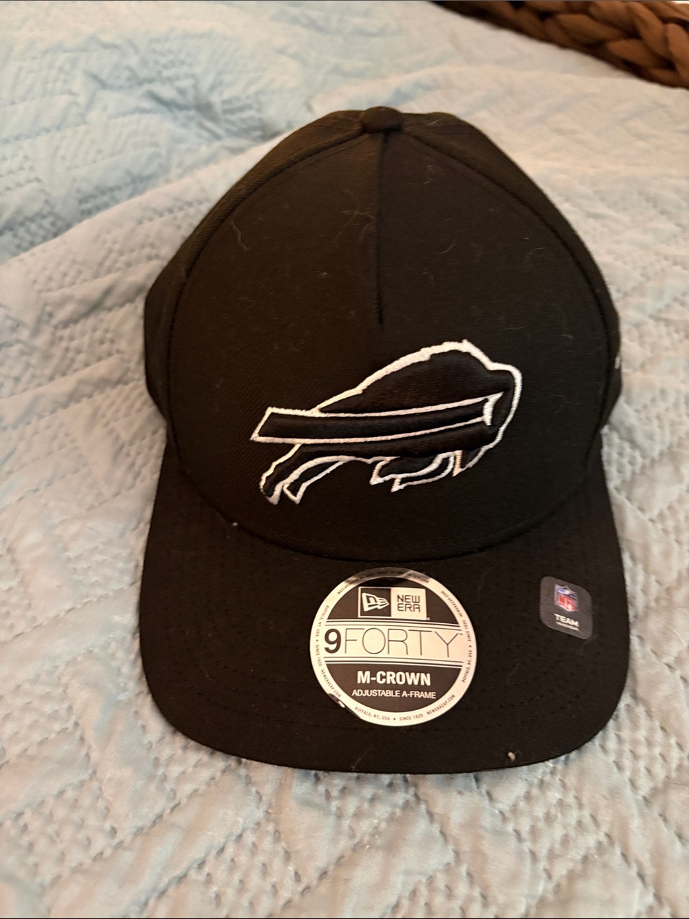 New Era Black Buffalo Bills 9FORTY M-Crown Cap